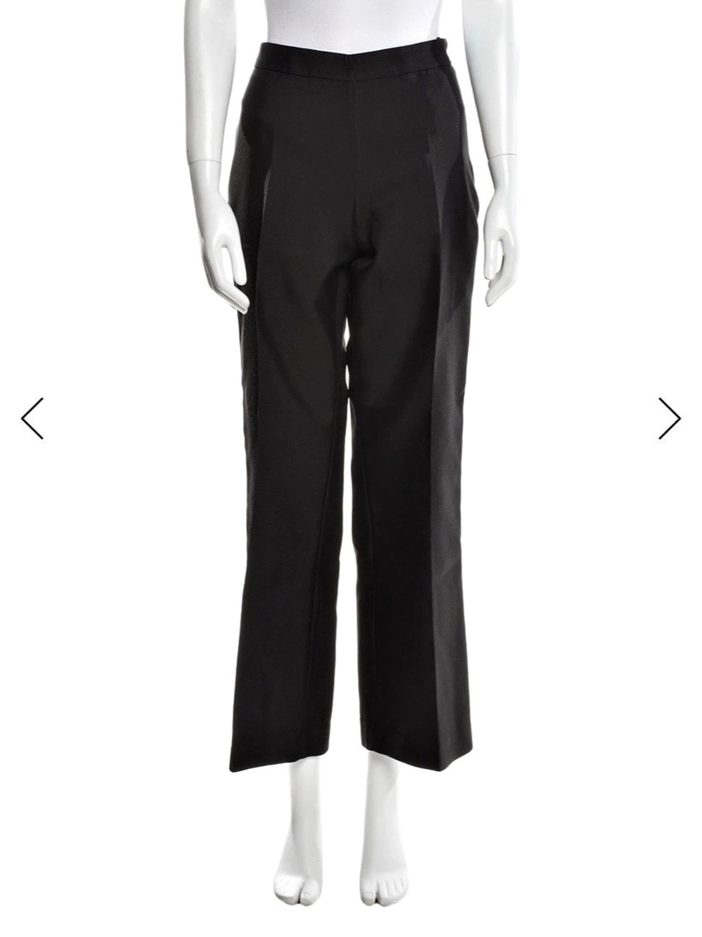 Jil Sander Pants Wide Leg Polyester in Black Size 38 New with Tags